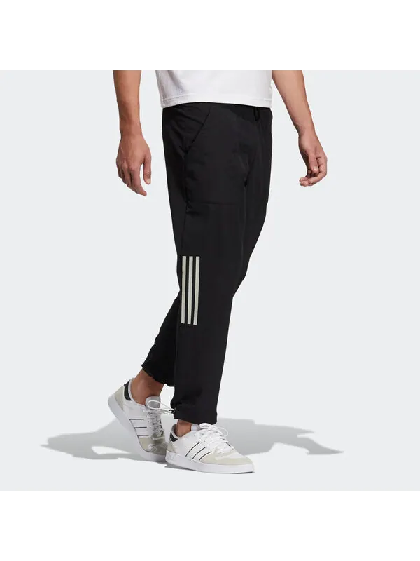 Спортивные штаны adidas neo M Sw Lw Tp Casual Sports Lacing Breathable Long Pants Black — изображение 2 из 3, черный