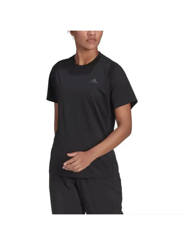 Футболка run icon 3 bar футболка азиатские размеры Adidas — изображение 2 из 3, черный