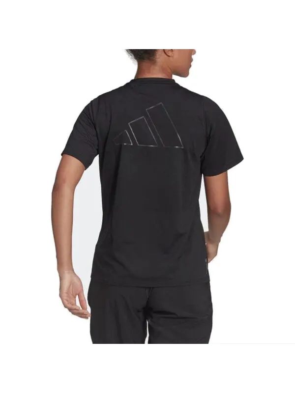 Футболка run icon 3 bar футболка азиатские размеры Adidas — изображение 3 из 3, черный