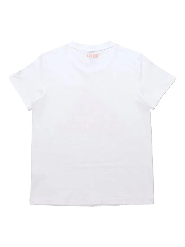 Футболка china t-shirt 'white pink' Adidas — изображение 2 из 4, белый/розовый