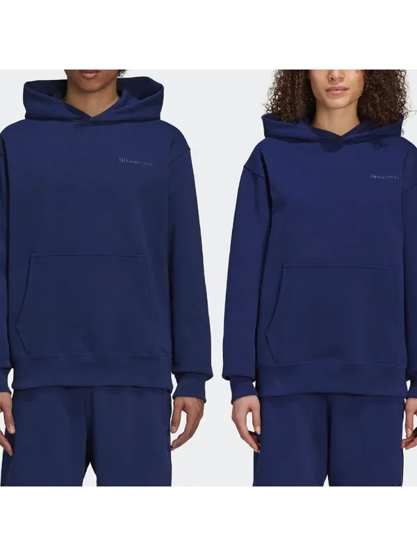 Толстовка adidas originals x Pharrell Williams Sports Unisex Deep-Blue — изображение 3 из 4, синий