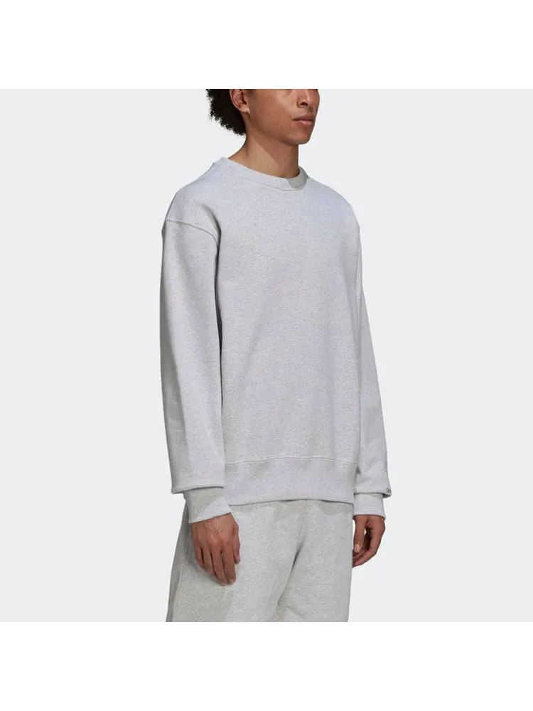 Худи adidas x Pharrell Sports Basic Sweatshirt 'Light Hemp Grey' — изображение 5 из 5, серый