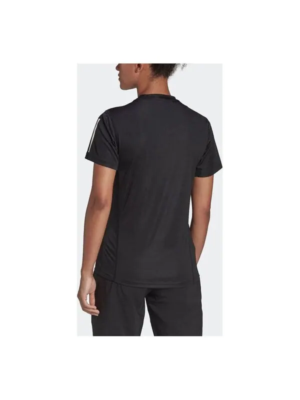Футболка own the run t-shirt 'black' Adidas — изображение 3 из 3, черный