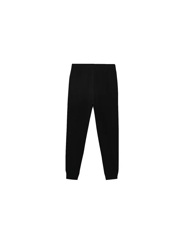 Спортивные штаны adidas neo M Bs Tp Running Knit Bundle Feet Sports Pants Black — изображение 2 из 2, черный