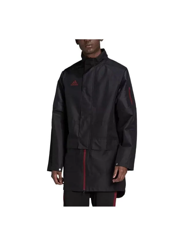 Куртка tiro soccer длинная куртка Adidas — изображение 2 из 2, черный