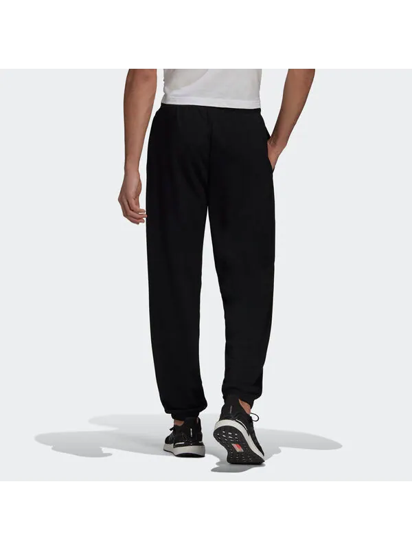Спортивные штаны adidas Pant M Logo Casual Breathable Lacing Sports Black — изображение 3 из 4, черный