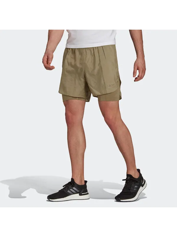 Шорты rfto короткие m однотонные спортивные шорты Adidas — изображение 2 из 4, зеленый