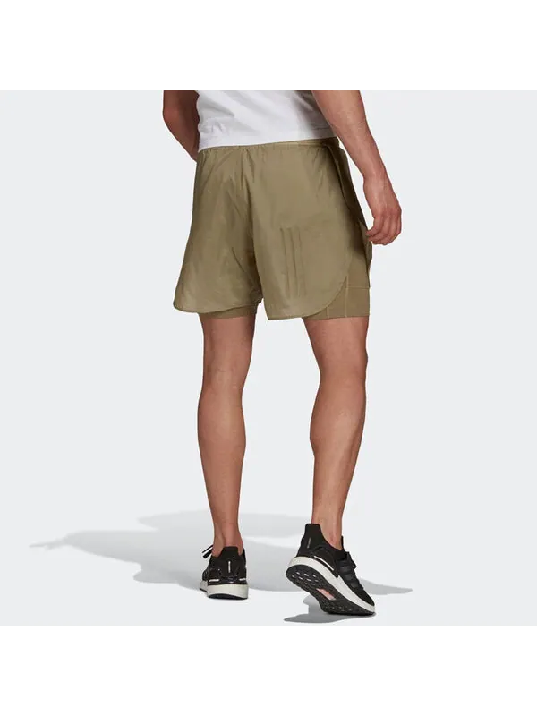 Шорты rfto короткие m однотонные спортивные шорты Adidas — изображение 3 из 4, зеленый