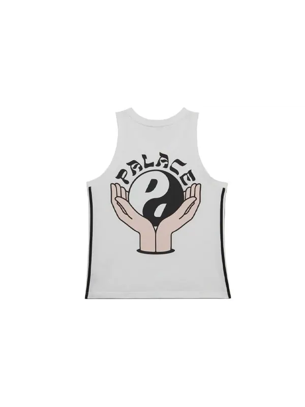 Жилет x adidas originals graphic vest logo 'white' Palace — изображение 2 из 2, белый