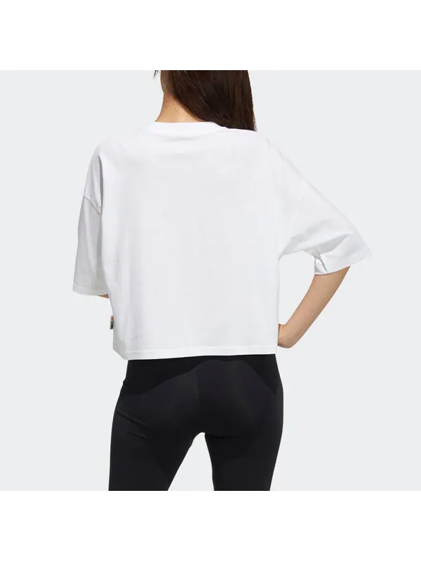 Футболка neo csmy tee1 спортивные с коротким рукавом Adidas — изображение 3 из 4, белый