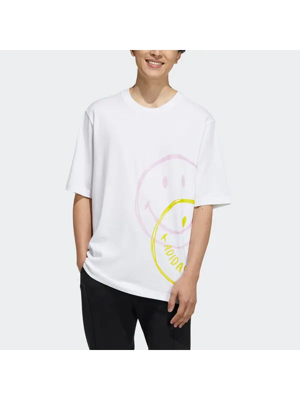 Футболка neo u csmy tee short sleeve men's white Adidas — изображение 2 из 4, белый
