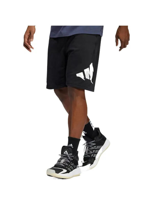 Шорты adidas Bos Avatar S Casual Breathable Running Sports Shorts Black — изображение 2 из 3, мульти