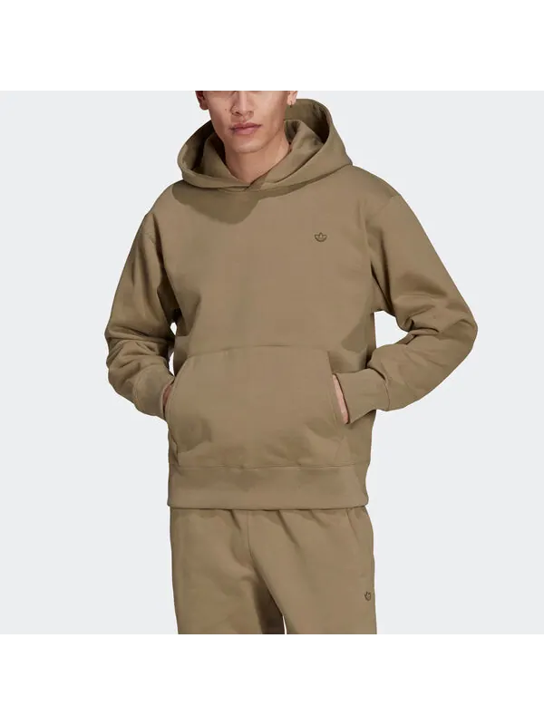 Толстовка Men's adidas C Hoody Kangaroo Pouch Loose Sports Green — изображение 2 из 4, зеленый
