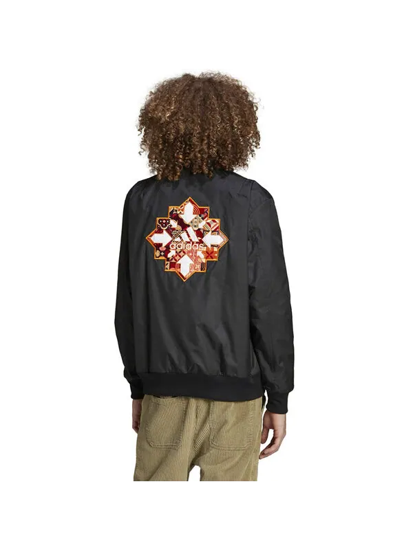 Куртка adidas limited Manchester United Soccer/Football logo Sports Jacket Black — изображение 3 из 4, черный
