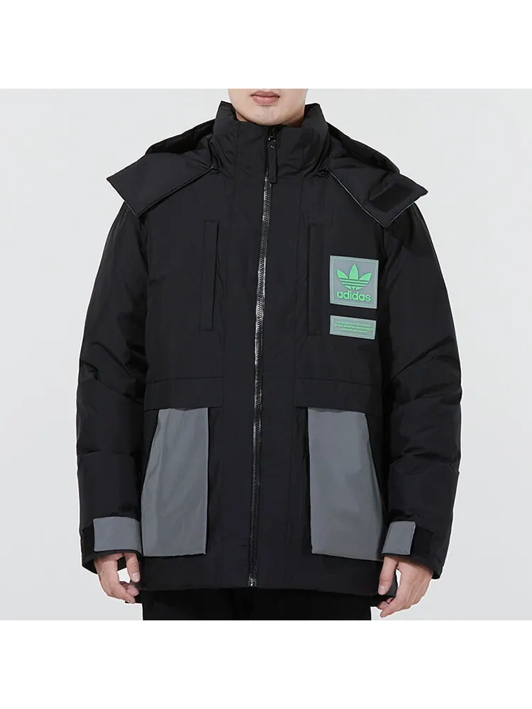 Пуховик Adidas Originals Innovation Fabric — изображение 3 из 5, черный