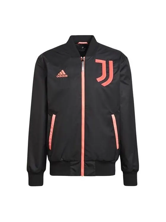 Куртка adidas New Year's Edition Juventus Soccer/Football logo Sports Jacket Black — изображение 1 из 3, черный