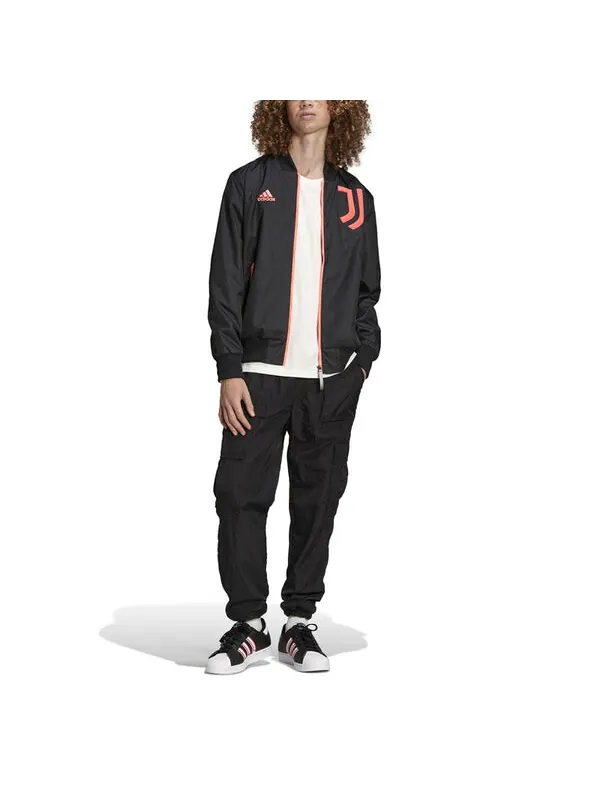 Куртка adidas New Year's Edition Juventus Soccer/Football logo Sports Jacket Black — изображение 3 из 3, черный