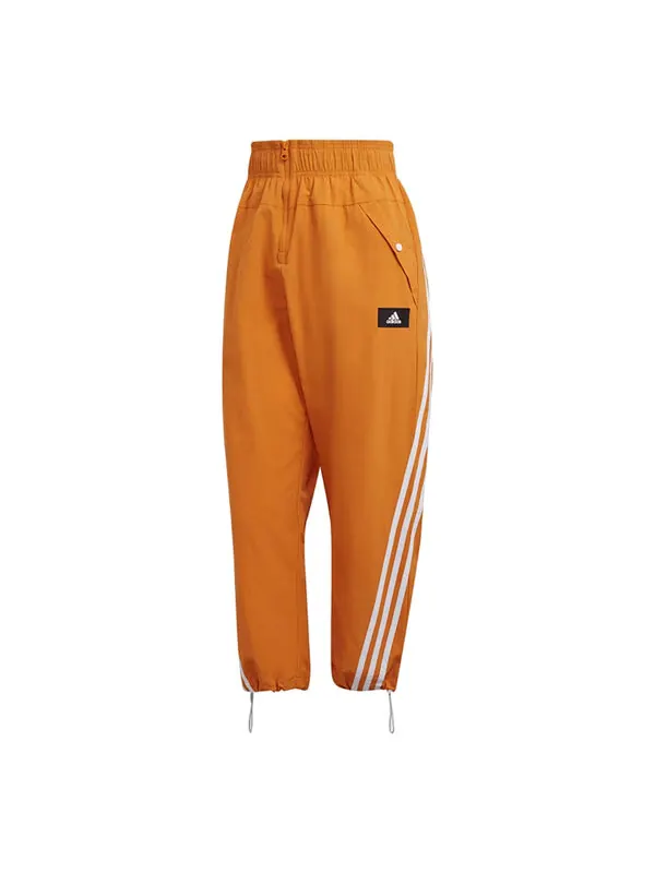 Спортивные брюки Future Icons 3 полоски тканые брюки Adidas — изображение 1 из 3, оранжевый