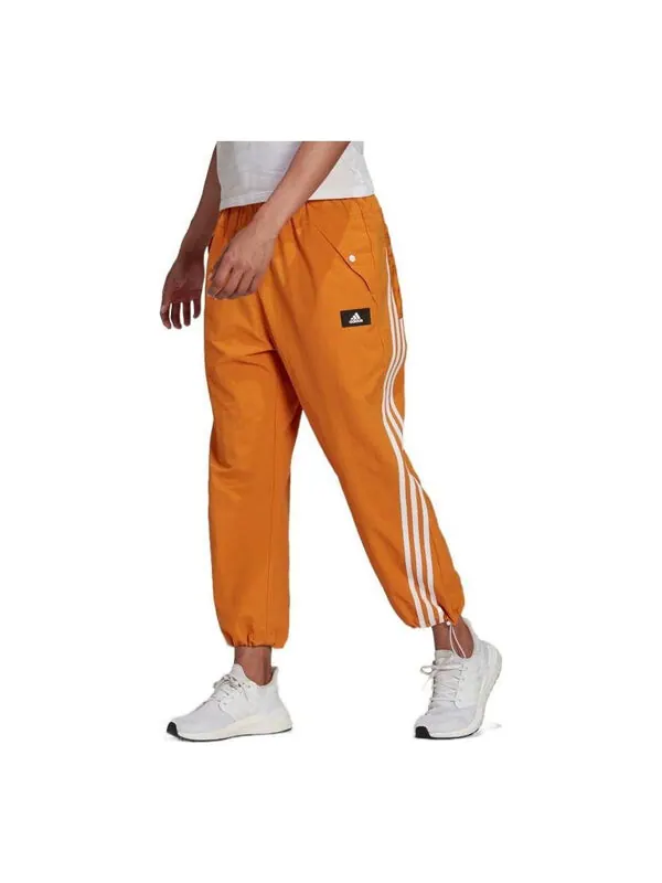 Спортивные брюки Future Icons 3 полоски тканые брюки Adidas — изображение 2 из 3, оранжевый