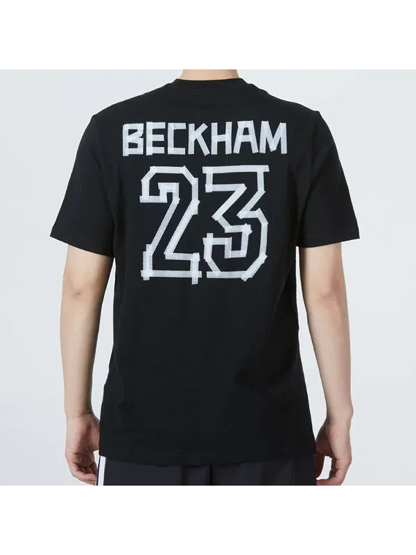 Футболка Men's adidas Beckham G T Athleisure Casual Sports Alphabet Round Neck Short Sleeve David — изображение 4 из 4