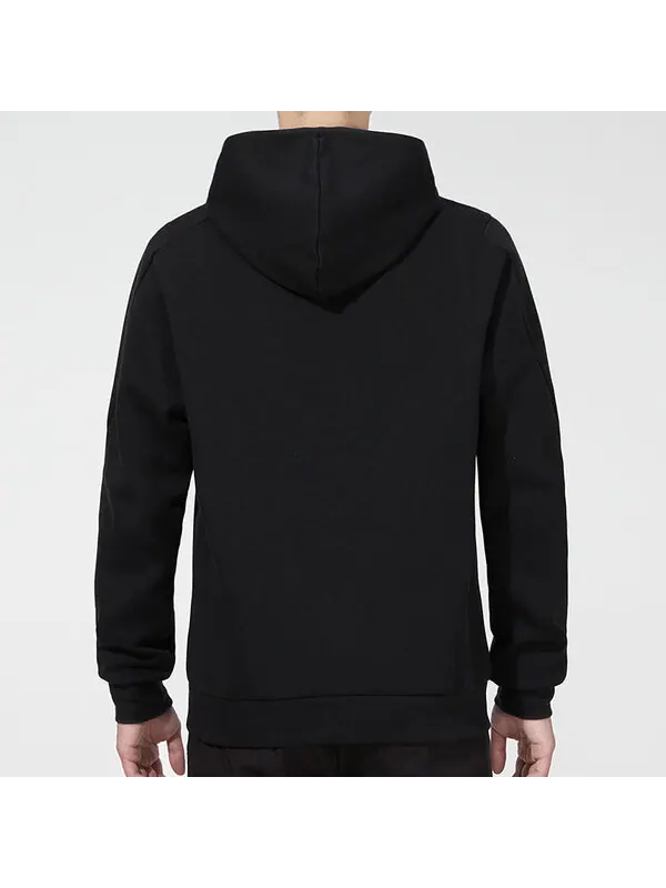 Куртка adidas M Fi Dblknt Fz Casual Sports Cardigan Hooded Jacket Black — изображение 4 из 4, черный