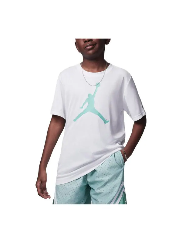 Футболка с графическим принтом Dri Fit Air Jordan — изображение 1 из 2, белый/зеленый