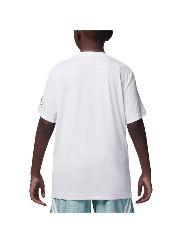 Футболка с графическим принтом Dri Fit Air Jordan — изображение 2 из 2, белый/зеленый