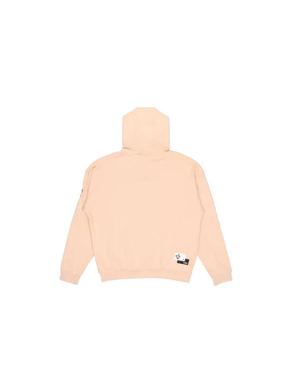 Толстовка originals vday uni sports printing logo pattern yellow Adidas — изображение 2 из 4, желтый
