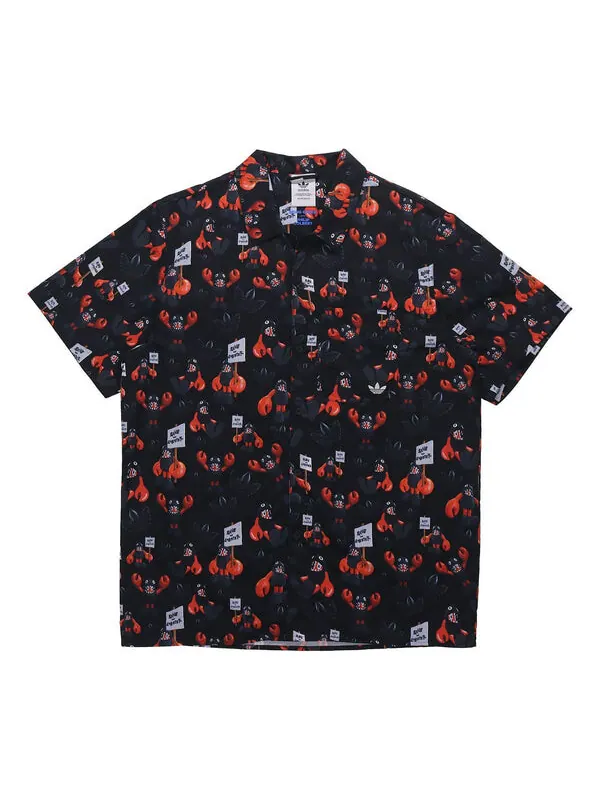 Рубашка originals short sleeve t-shirt men's black Adidas — изображение 1 из 4, черный
