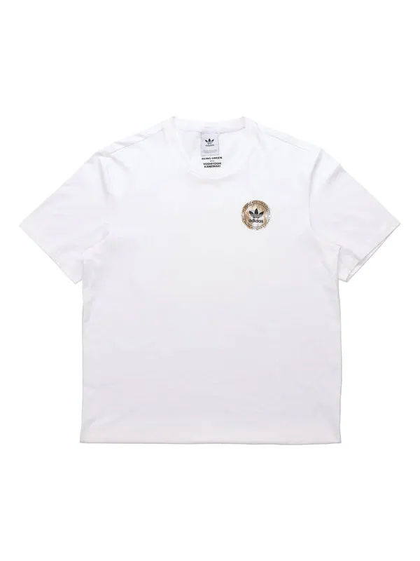 Футболка originals artist tee ss pattern printing sports male white Adidas — изображение 1 из 2, белый
