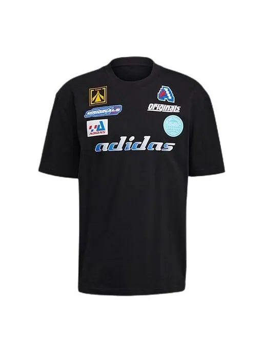 Футболка оригинальные мужские tgp ss moto cross country с принтом спортивные с коротким рукавом Adidas — изображение 1 из 4