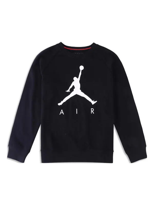 Свитера jumpman флисовая толстовка с круглым вырезом Air Jordan — изображение 1 из 3, черный/белый