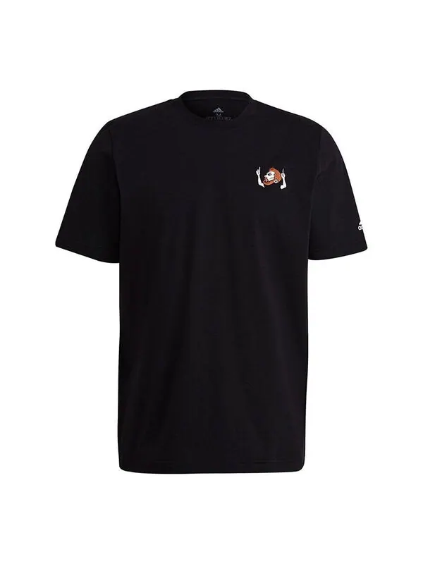 Футболка messi icon emb soccer/football sports short sleeve black Adidas — изображение 1 из 4, черный
