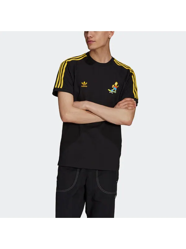Футболка оригиналы x мужчины симпсоны Adidas — изображение 2 из 4, черный