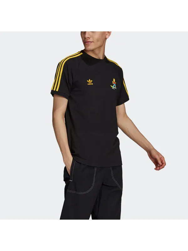 Футболка оригиналы x мужчины симпсоны Adidas — изображение 4 из 4, черный