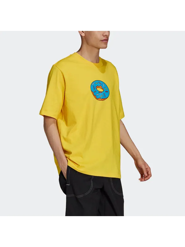 Футболка оригиналы smps doh tee super men Adidas — изображение 4 из 4, желтый