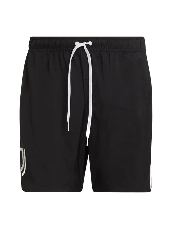 Шорты men's swim athleisure casual sports beach stripe shorts black Adidas — изображение 1 из 4, мульти