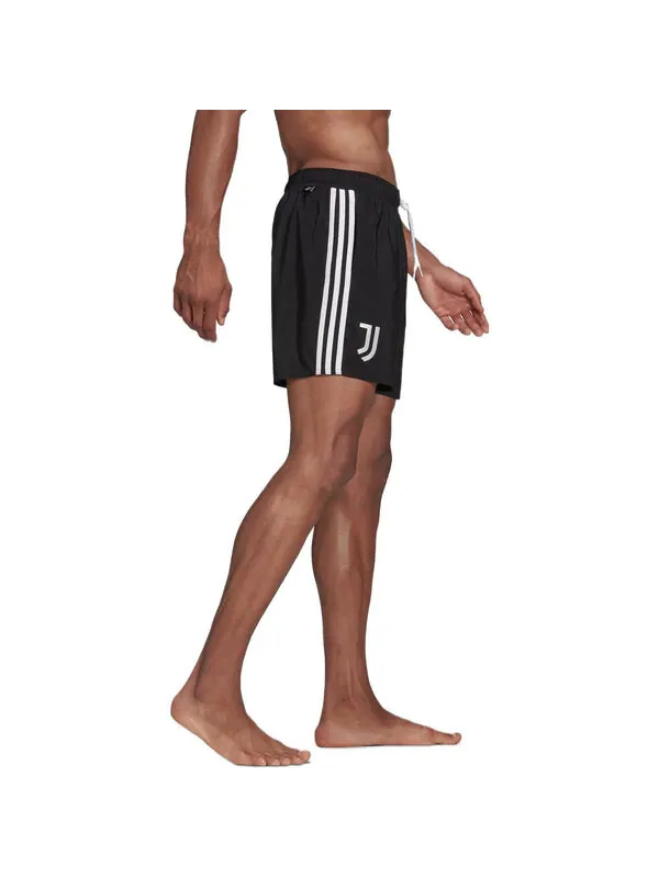 Шорты men's swim athleisure casual sports beach stripe shorts black Adidas — изображение 4 из 4, мульти