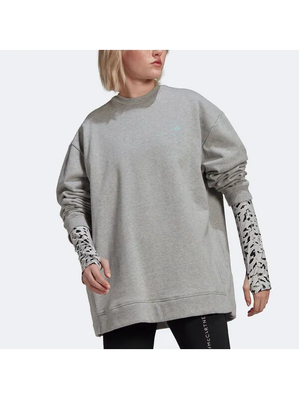 Свитер x от stella mccartney свитшот Adidas — изображение 2 из 4, серый