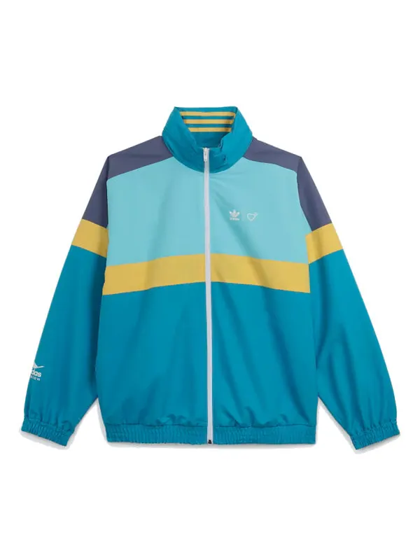 Куртка-Ветровка из искусственного меха Adidas — изображение 1 из 4, голубой