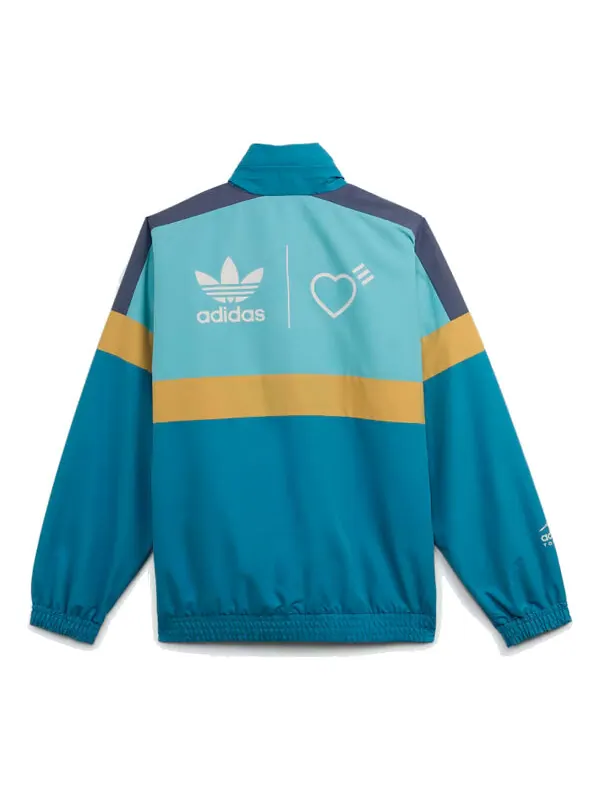 Куртка-Ветровка из искусственного меха Adidas — изображение 2 из 4, голубой