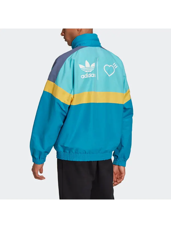 Куртка-Ветровка из искусственного меха Adidas — изображение 4 из 4, голубой