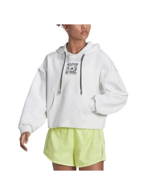 Толстовка с капюшоном x karlie kloss hoodie Adidas — изображение 2 из 4, белый