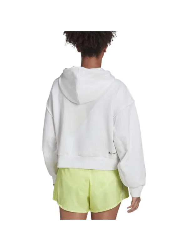Толстовка с капюшоном x karlie kloss hoodie Adidas — изображение 3 из 4, белый