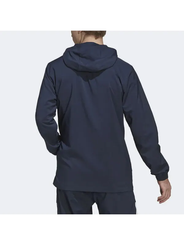 Куртка adidas Bayern Munich Black Solid Color Casual Soccer/Football Sports Jacket Blue — изображение 3 из 4, мульти