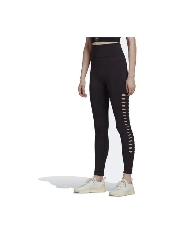 Леггинсы от stella mccartney truepurpose yoga трикотажные колготки Adidas — изображение 2 из 3, черный