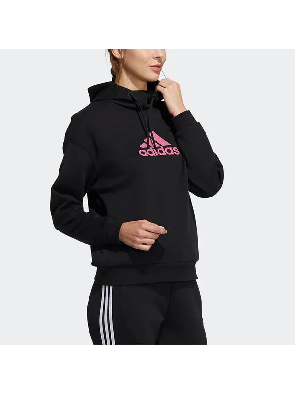 Толстовка с капюшоном fi свитера Толстовка Adidas — изображение 4 из 4, черный/розовый