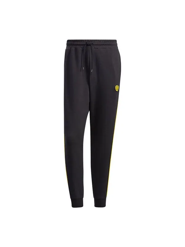 Спортивные штаны Men's adidas neo x SMILEY Crossover Smly Tp 1 Contrasting Colors Bundle Feet — изображение 1 из 4, черный