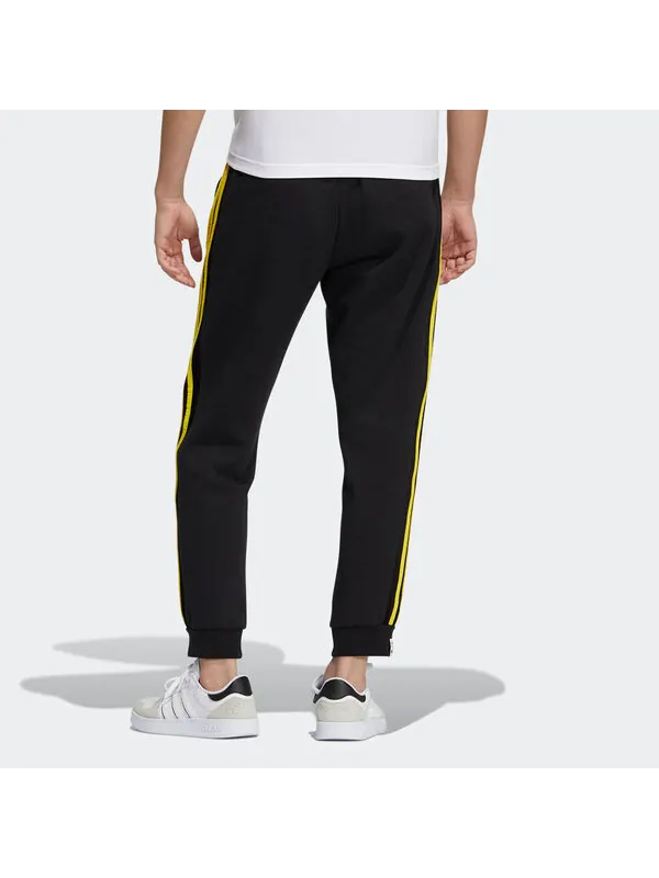 Спортивные штаны Men's adidas neo x SMILEY Crossover Smly Tp 1 Contrasting Colors Bundle Feet — изображение 3 из 4, черный