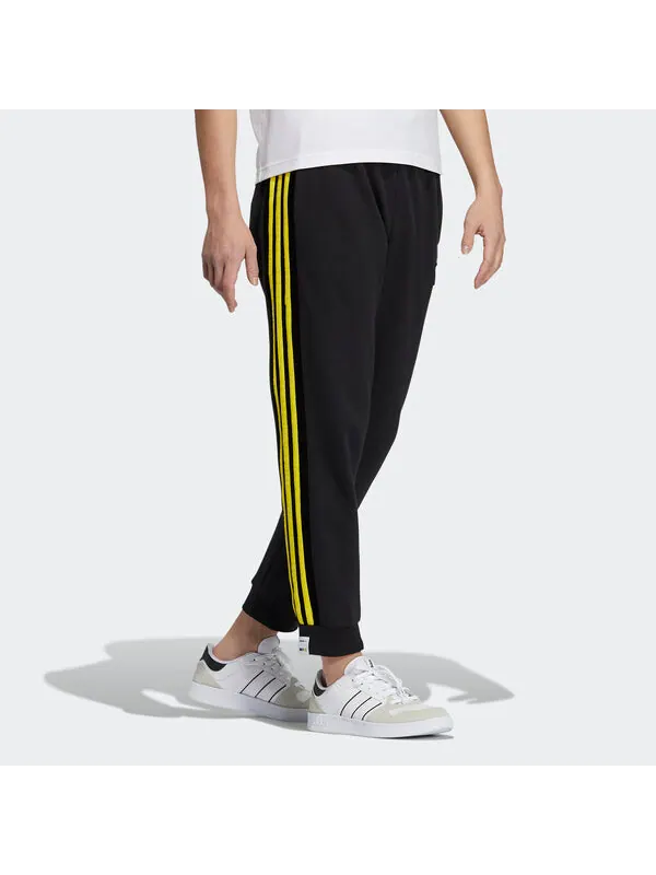 Спортивные штаны Men's adidas neo x SMILEY Crossover Smly Tp 1 Contrasting Colors Bundle Feet — изображение 4 из 4, черный